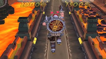 Temple Run 2 VOLCANO ISLAND - HOLI COINS WITH SIGUR FROSTBEARD