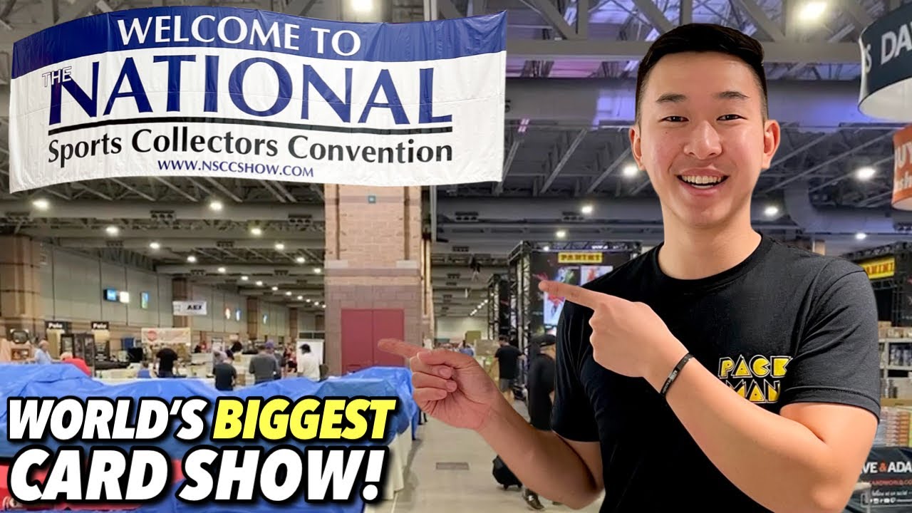 Indepth tour of the BIGGEST CARD SHOW ON EARTH!!! 2022 National Sports
