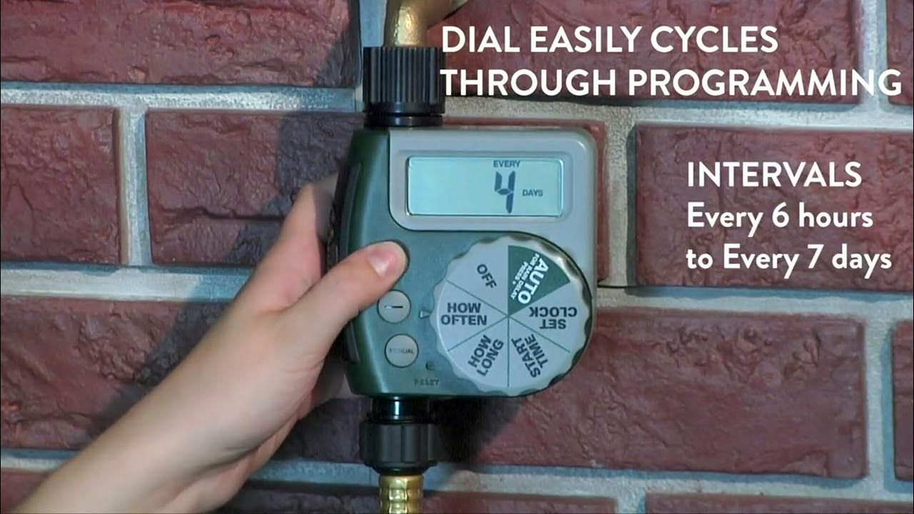 Orbit 62061Z SingleOutlet Hose Watering Timer, 1, Green YouTube