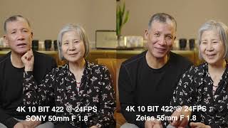 Sony Zeiss 55Mm F1.8 Vs Sony 50Mm F1.8 Side By Side Comparison