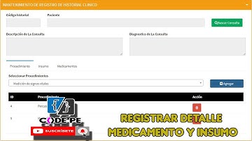 45.CREANDO UN SISTEMA DESDE 0 CON PHP, JAVASCRIPT Y AJAX - REGISTRO DETALLE MEDICAMENTO Y INSUMO
