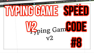 Scratch Speed Code | Typing Game v2!?