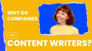 What Does a CONTENT WRITER Do?