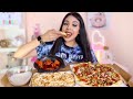 PASTA, WINGS & PIZZA MUKBANG!!