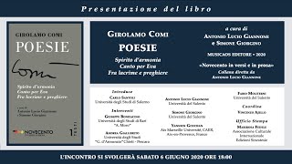 Presentazione del libro - POESIE di Girolamo Comi