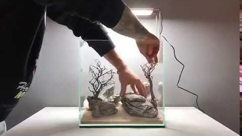 Aquascaping  | How to make nano aquarium [hardscape vol.1]
