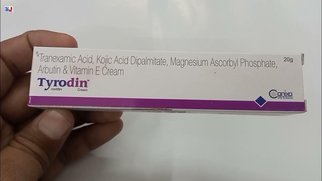 Tyrodin Cream Tranexamic Acid Kojic Acid & Vitamin E Cream uses