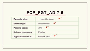 FCP_FGT_AD-7.6 Practice Questions | FCP - FortiGate 7.6 Administrator
