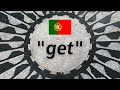 How to say "get" in European Portuguese