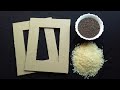 3 Easy Photo Frame Making with Rice and Mustard Seeds | Photo Frame Making at Home | Craft gallery