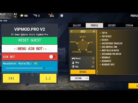 New Update Cheat Free Fire Auto Headshot V 1 48 X 2020 Anti