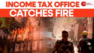 Income Tax Office Fire: Fire Breaks Out At CR Building at Income Tax Office in Delhi’s ITO