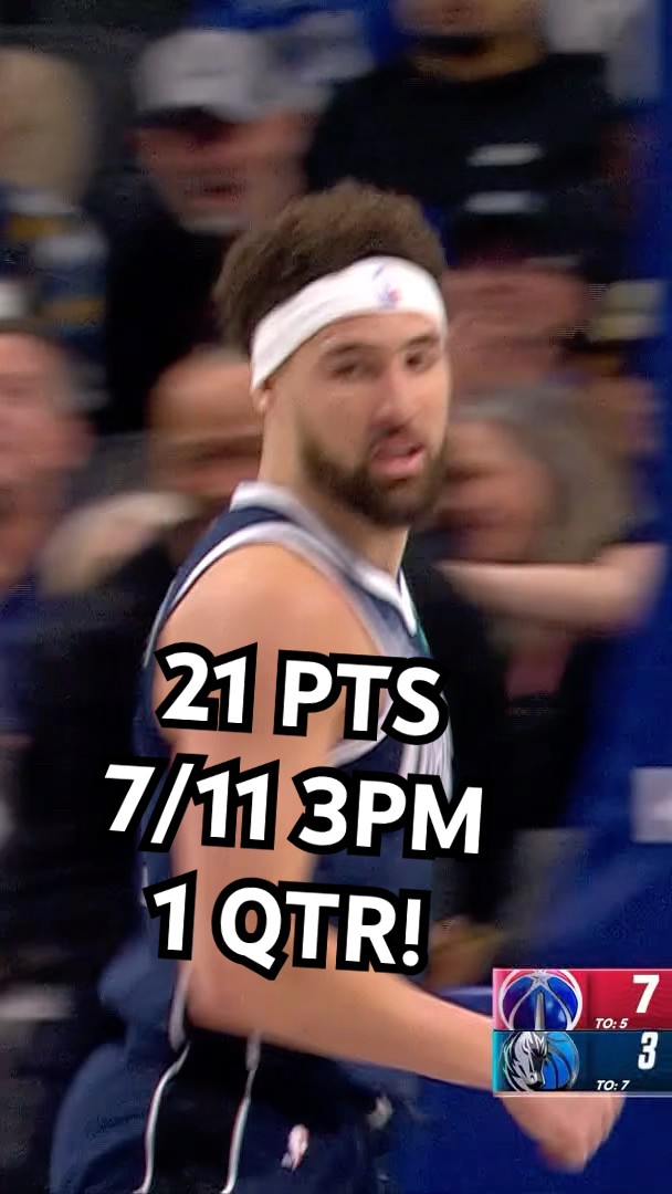 Klay hits 7 triples in the first quarter!