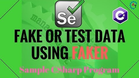 17. Sample Program Using FAKER API in C#
