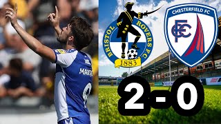 MARQUIS BRACE TO END PRE SEASON! Bristol Rovers 2-0 Chesterfield | MATCH REACTION