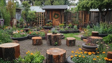 Create Outdoor Living Trends: Creating A Beautiful Garden Focal Point With A Rustic Birdhouse