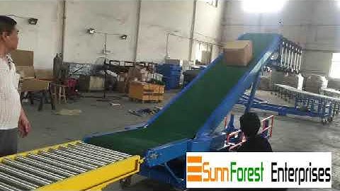 Container Loading and Unloading Conveyor