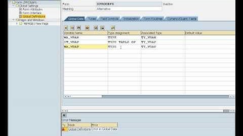 Creation of Alternative in smartforms( Smart forms)
