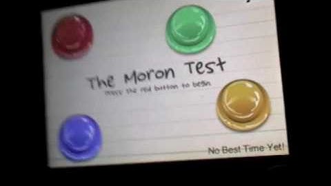 Review - The Moron Test Application