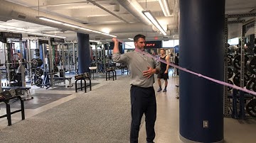 Band Standing Cuban Press External Rotation OC