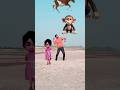 I jump on correct hand and body parts 😃 to Dancing cartoon girl, monkey, snake, goat #youtubeshorts