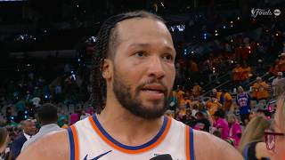 Jalen Brunson Reacts To Knicks Gritty Game 1 Win Over Spurs In Nba Finals   Nba On Espn