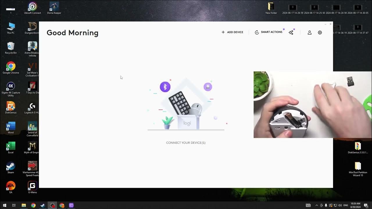 how-to-connect-logitech-m720-triathlon-with-pc-youtube