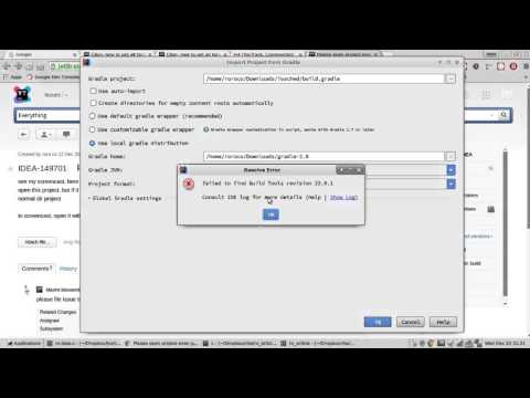 when gradle build failed cannot open pj
