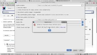 when gradle build failed cannot open pj