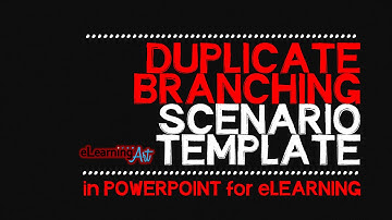 Duplicate Branching Scenario Template in PowerPoint for eLearning