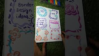 Border design on Live Video / Cite pinteresty Design For project #frontpage #papercrafts #art