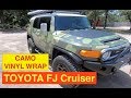 TOYOTA FJ Cruiser Avery Camo Vinyl Wrap