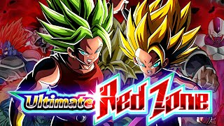 EZA LR KALE & CAULIFLA VS ULTIMATE RED ZONE BROLY | Dragon Ball Z Dokkan Battle