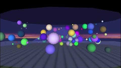 Old Sphere to Polygon Collisions Program from 2008 (C++, OpenGL)