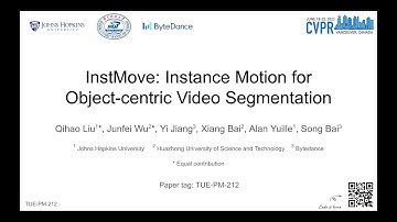 [CVPR23] InstMove: Instance Motion for Object-centric Video Segmentation