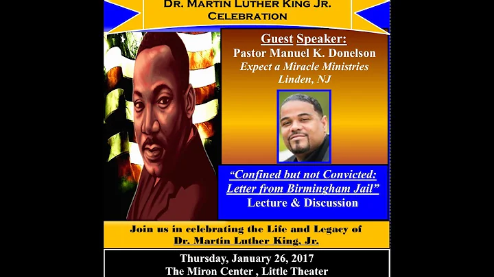 "Confined but not Convicted: Letter from Birmingham Jail" Lecture & Discussion