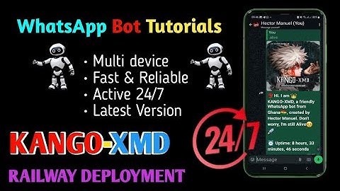 How To Deploy KANGO-XMD WhatsApp Bot on Railway | WhatsApp Automation