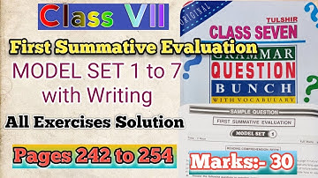 Class 7 Duff and Dutt P- 242 -252 | Model Set 1 - 7 | First Summative Exam @ChandiSirTutorTime