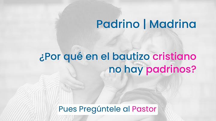 Por qué en un bautizo cristiano no hay padrinos? Un cristiano puedes ser padrino?