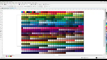 Como criar uma paleta de cores no Corel Draw?