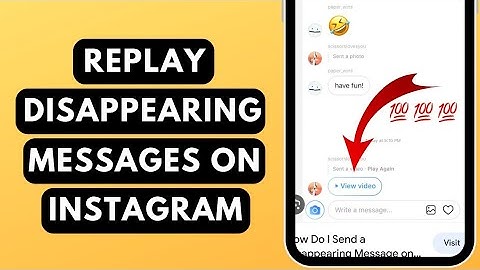 How to Replay Disappearing Messages on Instagram (2023) | Instagram View Once Messages