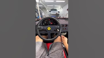 Inside a Ferrari F40 🐎