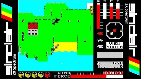 CYCLONE (1984) Walkthrough, ZX Spectrum