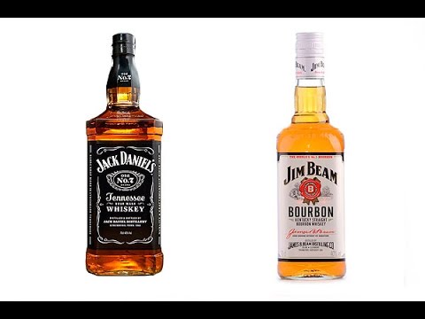 Video: Ero Jim Beam Whiskyn Ja Jack Daniels Whiskyn Välillä