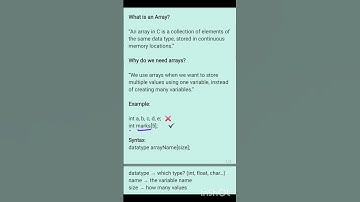 "C Arrays Explained: Definition, Syntax & Example"-Part 1|@Code IQ|Easy for revision💻🔥