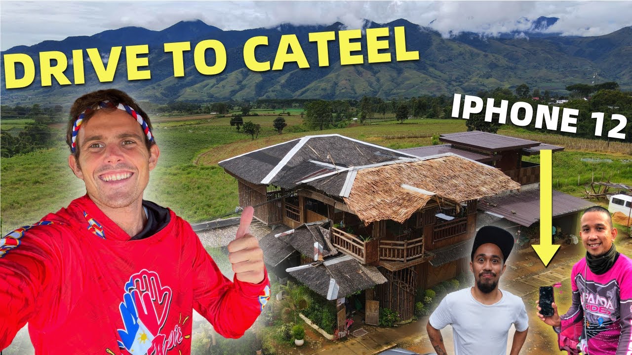 TRAVEL TO CATEEL - Filipino Food Panda Rider Gives Me Iphone  Driving Philippines