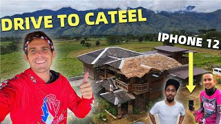 TRAVEL TO CATEEL - Filipino Food Panda Rider Gives Me Iphone (Driving Philippines)