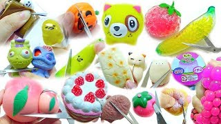 Compilation of Cutting Open Squishy Squeeze Toy | Cut Open & What's Inside