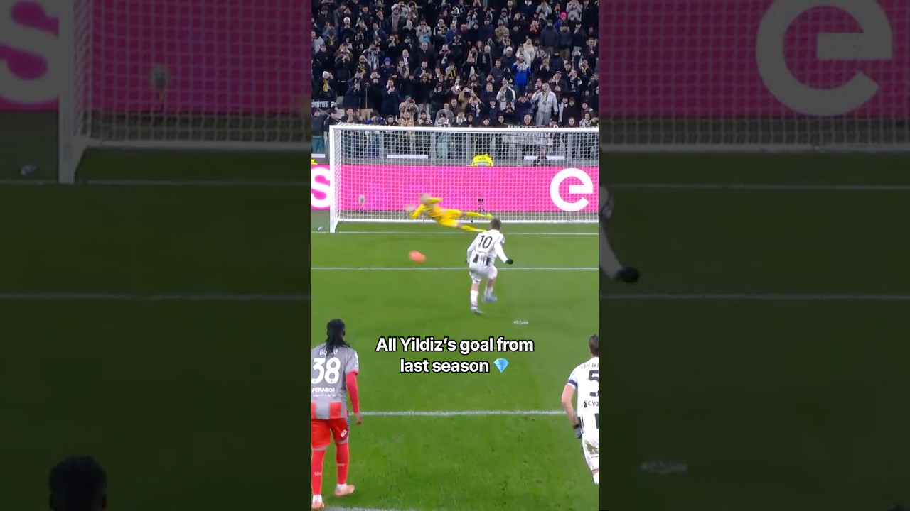 Every YILDIZ goal from last season ⚪️⚫️ #SerieA #Yildiz