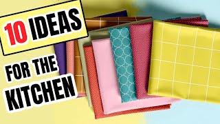 10! SEWING PROJECTS FOR THE KITCHEN | 10 SEWING IDEAS FOR THE HOME